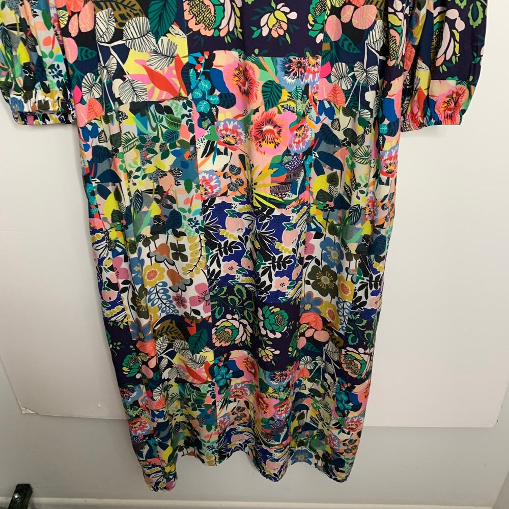 Johnny Was Layla Maxi Floral Dress With Puff Sleeves Women’s XXL - Picture 5 of 15
